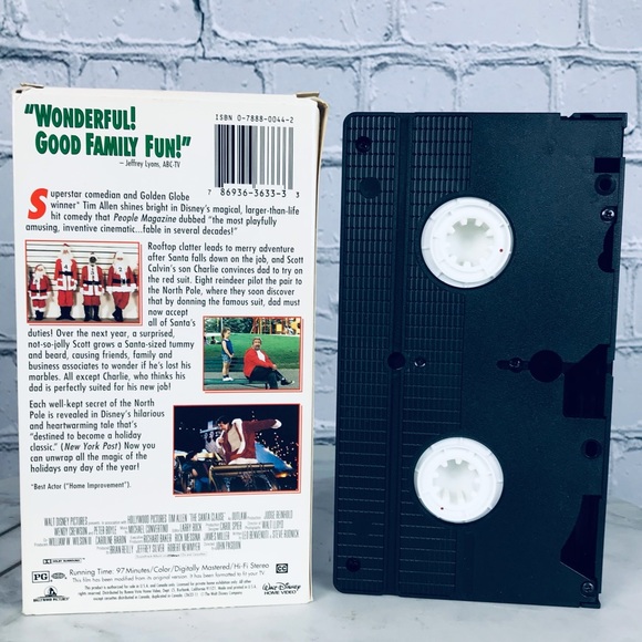 Disney The Santa Clause Vintage VHS Christmas Movie Starting Tim Allen - Picture 4 of 6